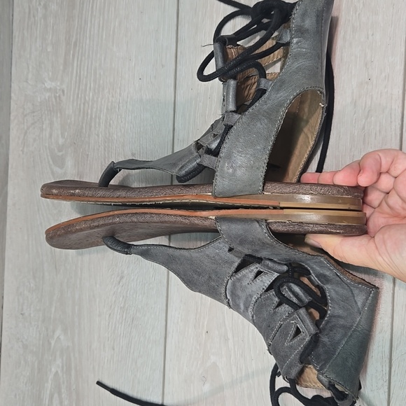 Roan By Bed Stu Women Leather Thong Gladiator Sandals Flats Shoes Sz 7 - Picture 10 of 11